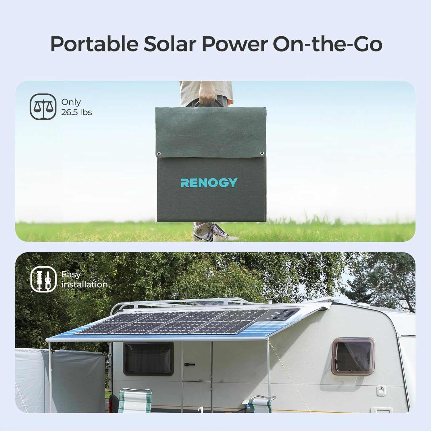 Panneau Solaire Portable 400 W, Couverture Solaire Monocristalline Pliable, Panneau Solaire À Grande Puissance, Cellules Solaires Sunpower 23,7% Haute Efficacité Pour Centrale Électrique,