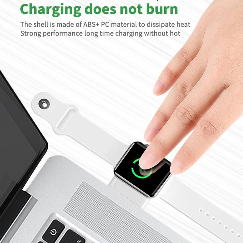 Portable Charger Compatible with Apple Watch, 1 Count Magnetic Fast Charger, Wireless Charger for Iwatch, Magnetic Charging Station with Lanyard, Charger for Iphone Watch, Smart Watch Charger