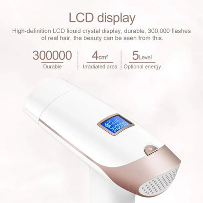 Bosidin 2In1 IPL Epilator Hair Removal LCD Display Machine T009I Laser Permanent Bikini Trimmer Electric Depilador a Laser