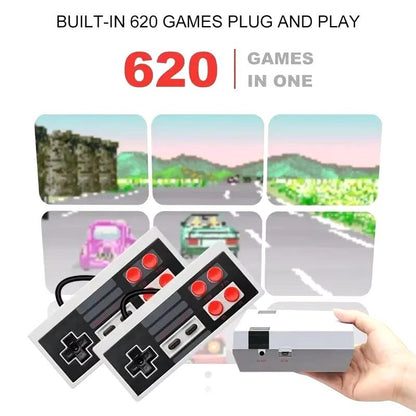 Portable Game Console Mini Retro Video Game System Built-In 620 Games 8-Bit FC Nes TV Console for Christmas Gifts