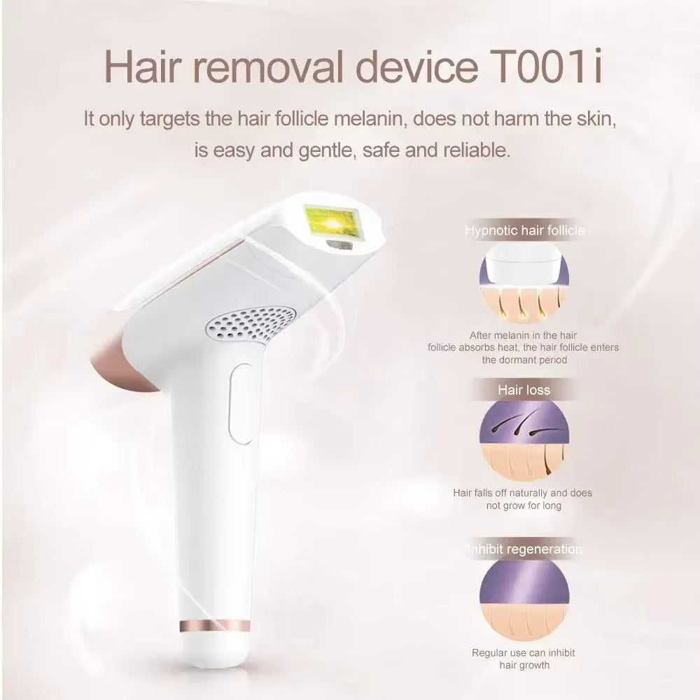 Bosidin 2In1 IPL Epilator Hair Removal LCD Display Machine T009I Laser Permanent Bikini Trimmer Electric Depilador a Laser