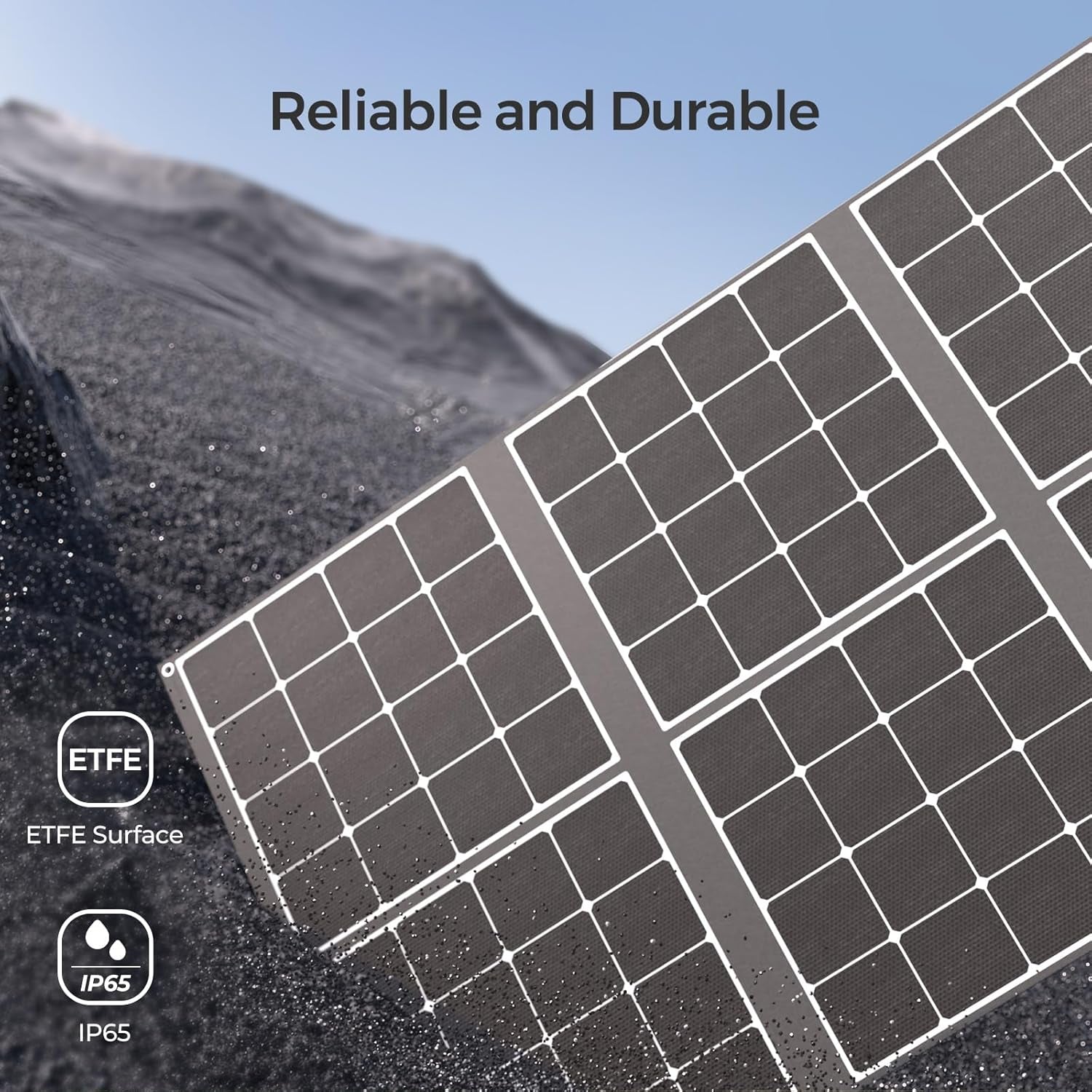 Panneau Solaire Portable 400 W, Couverture Solaire Monocristalline Pliable, Panneau Solaire À Grande Puissance, Cellules Solaires Sunpower 23,7% Haute Efficacité Pour Centrale Électrique,