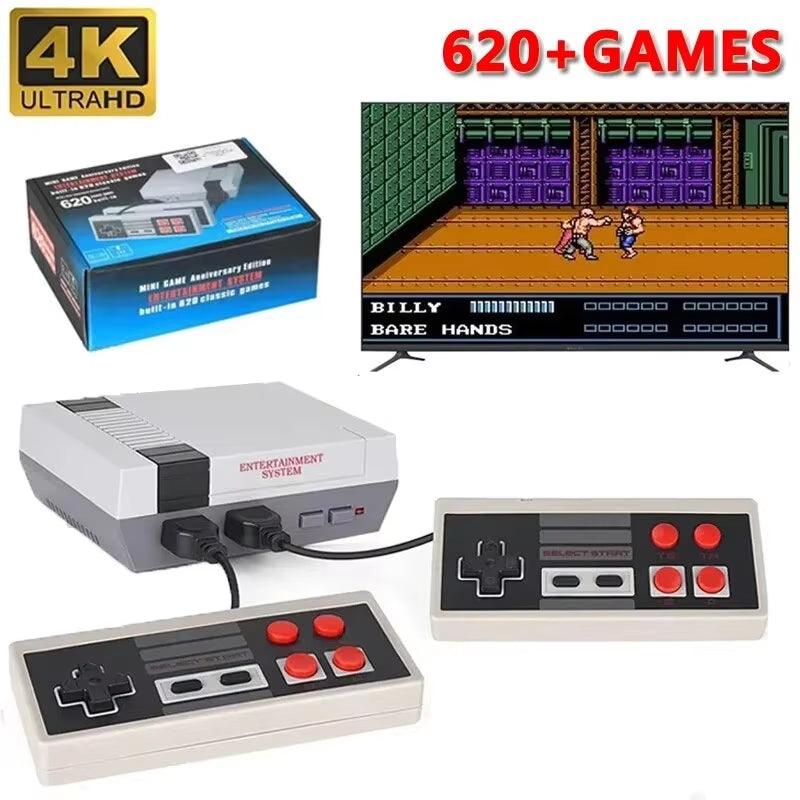 Portable Game Console Mini Retro Video Game System Built-In 620 Games 8-Bit FC Nes TV Console for Christmas Gifts