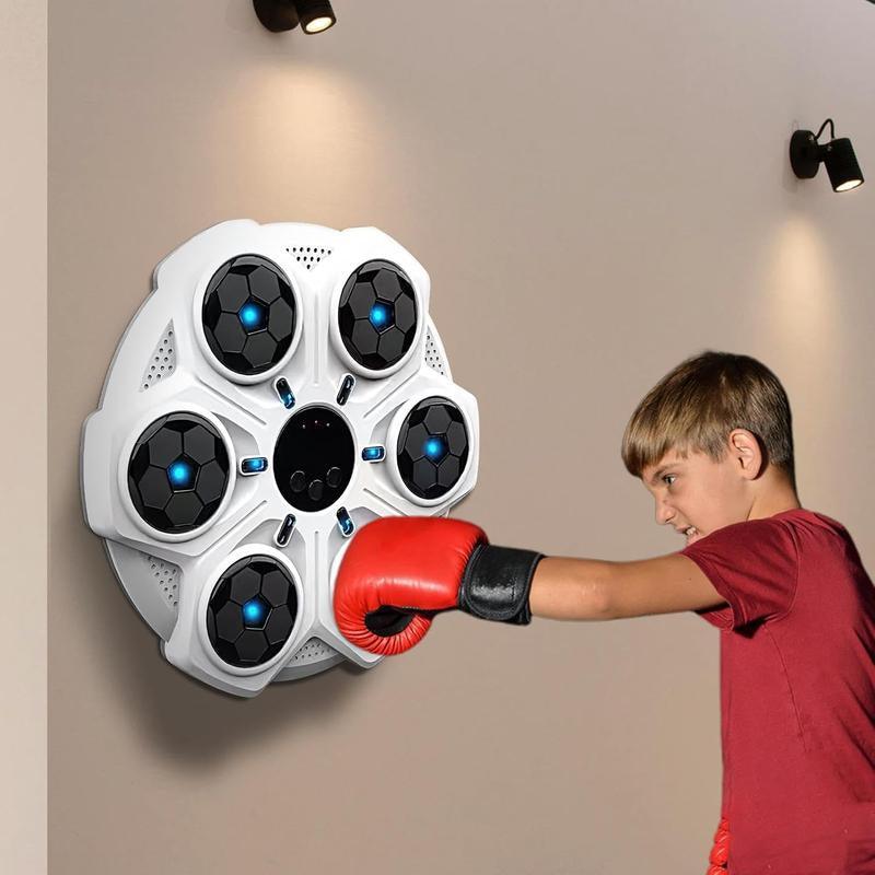 Smart Bluetooth-Compatible Boxing Machine, Wall Mounted Boxing Mat, Music Boxing Target, Home, Indoor, and Gym Music, Exercise Coordination